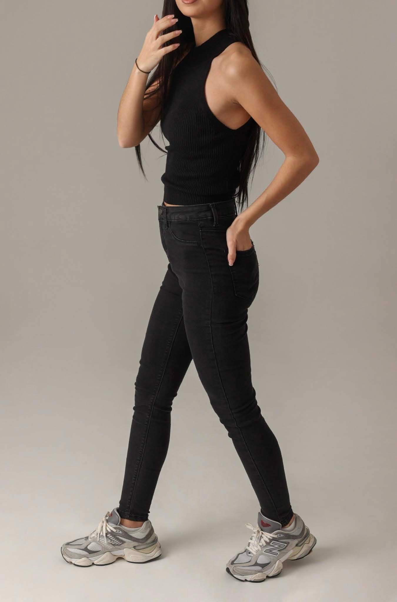 Pantalon Super Skinny Noir